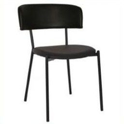 Chair Lugano UPH 2 Black – Vinyl Black